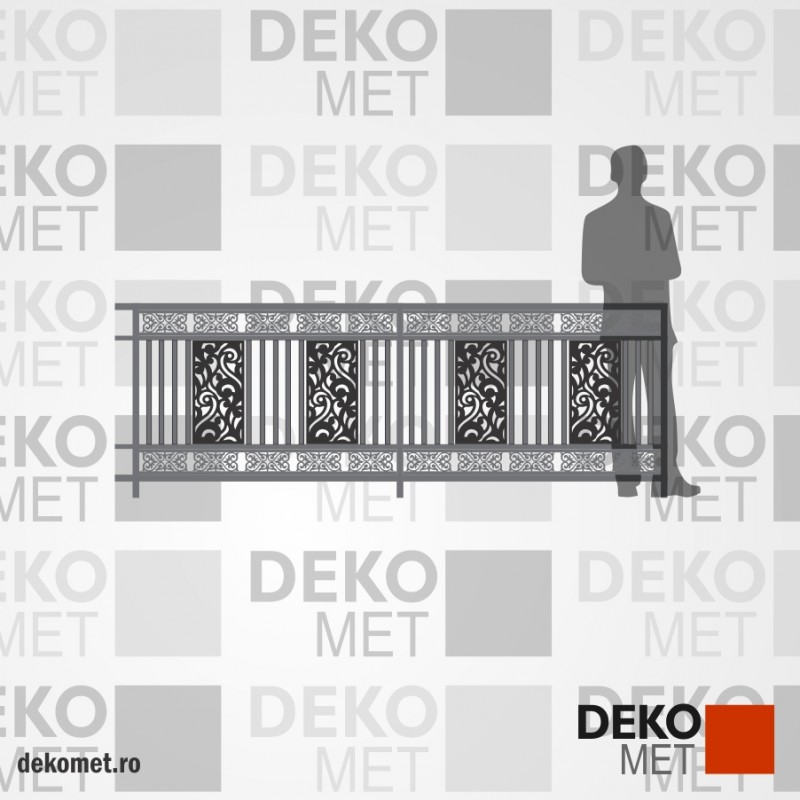 Panou metalic decorativ Pentru balustrade DIY12