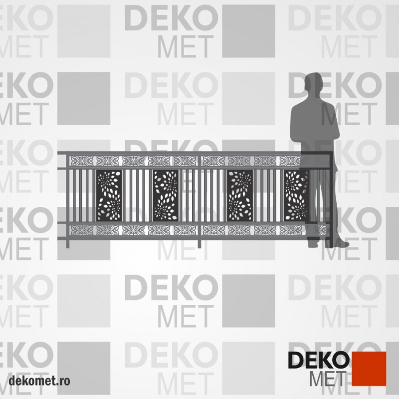 Panou Metalic Decorativ Pentru Balustrada DIY01